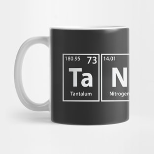 Tanker (Ta-N-K-Er) Periodic Elements Spelling Mug